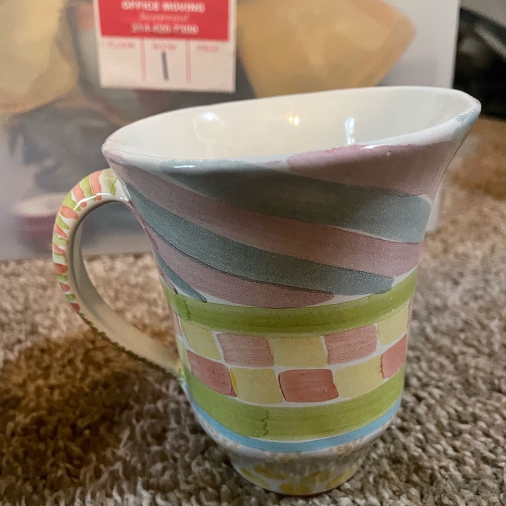 Colorful Clay Mugs (set of 2)